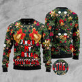 FUNSTUFFPRINT Jingle My Bells Feel The Joy Ugly Christmas Sweater, Christmas Sweater, Ugly Sweater, Funny Xmas Sweaters Ugly Sweater