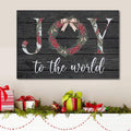 Joy To The World Christmas Wall Art Canvas Print Christian Gifts - Religious Wall Art Canvas