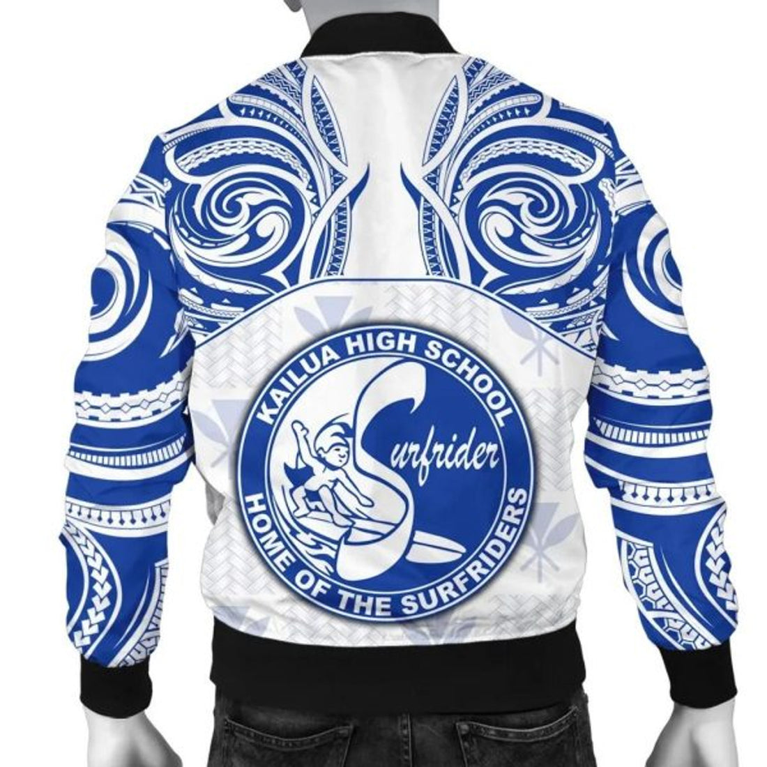 FUNSTUFFPRINTI Kanaka Kailua High School Men's Bomber Jacket bDemodern Style AH JH Bomber Jacket