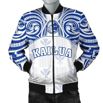 FUNSTUFFPRINTI Kanaka Kailua High School Men's Bomber Jacket bDemodern Style AH JH Bomber Jacket