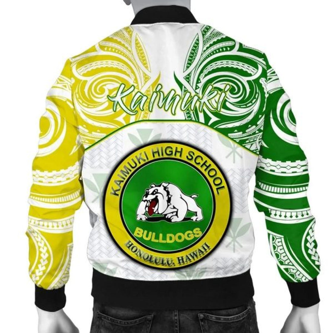 FUNSTUFFPRINTI Kanaka Kaimuki High School Men's Bomber Jacket bDemodern Style AH JH Bomber Jacket