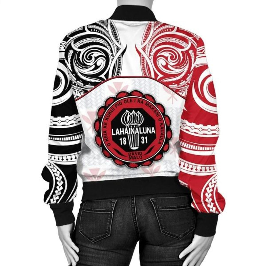 FUNSTUFFPRINTI Kanaka Lahainaluna High School Women's Bomber Jacket bDemodern Style AH JH Bomber Jacket