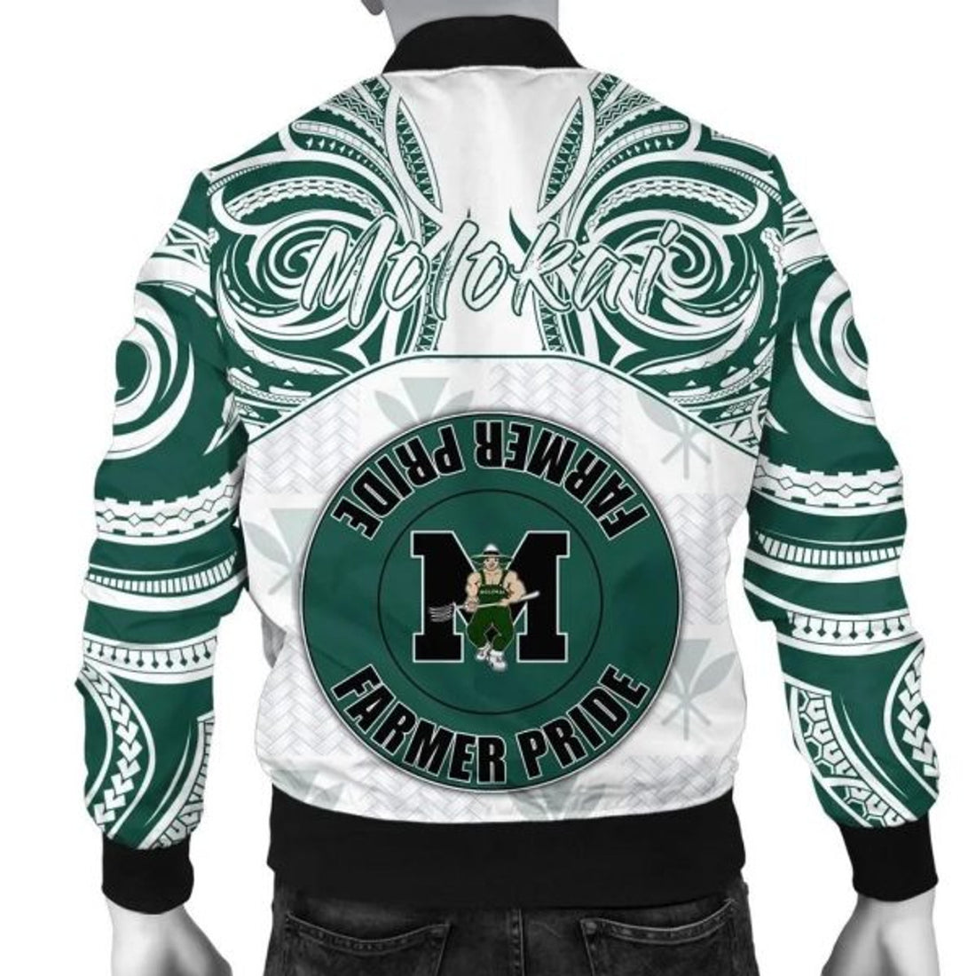 FUNSTUFFPRINTI Kanaka Molokai High School Men's Bomber Jacket bDemodern Style AH JH Bomber Jacket