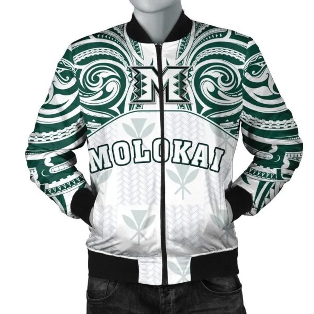 FUNSTUFFPRINTI Kanaka Molokai High School Men's Bomber Jacket bDemodern Style AH JH Bomber Jacket