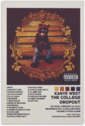 Kanye West The College Dropout Parental Advisory Poster and Canvas