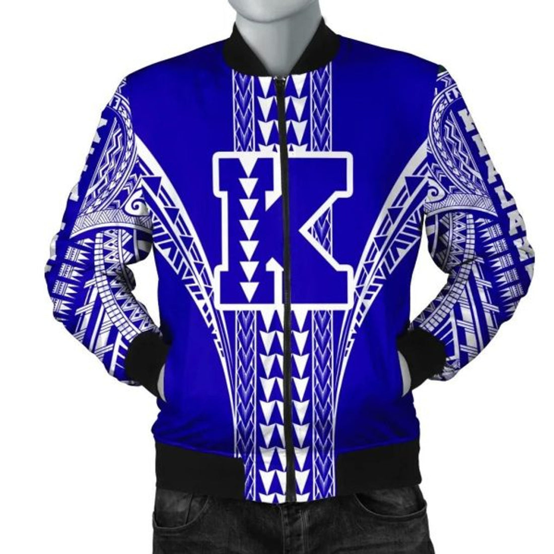 FUNSTUFFPRINTI Kazakhstan Kealakehe High Bomber Jacket AH Bomber Jacket