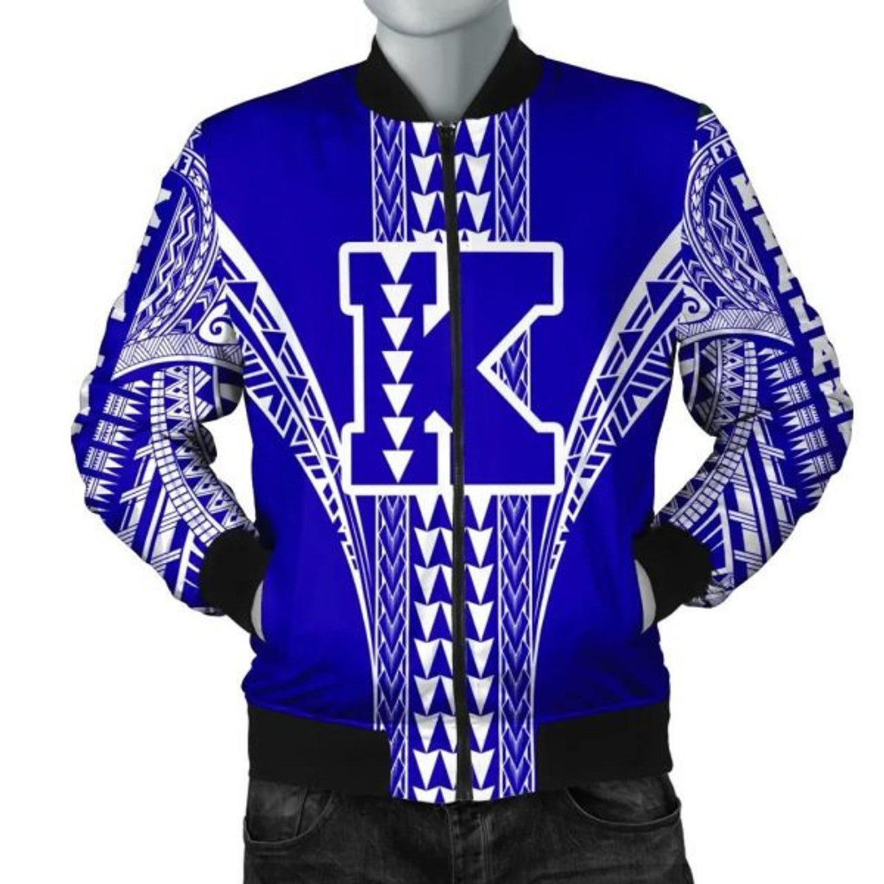 FUNSTUFFPRINTI Kazakhstan Kealakehe High Bomber Jacket AH Bomber Jacket