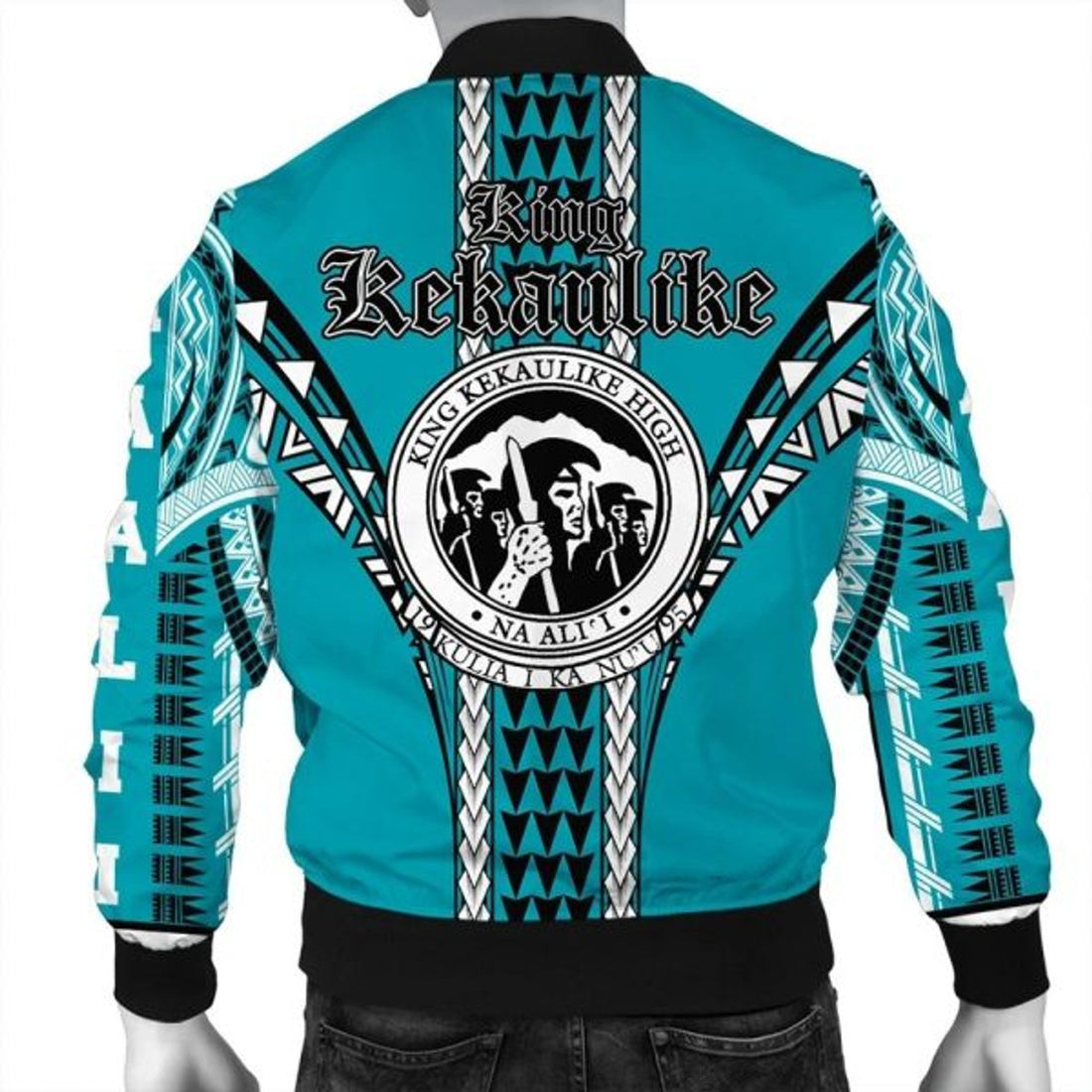FUNSTUFFPRINTI King Kekaulike High Bomber Jacket AH Bomber Jacket