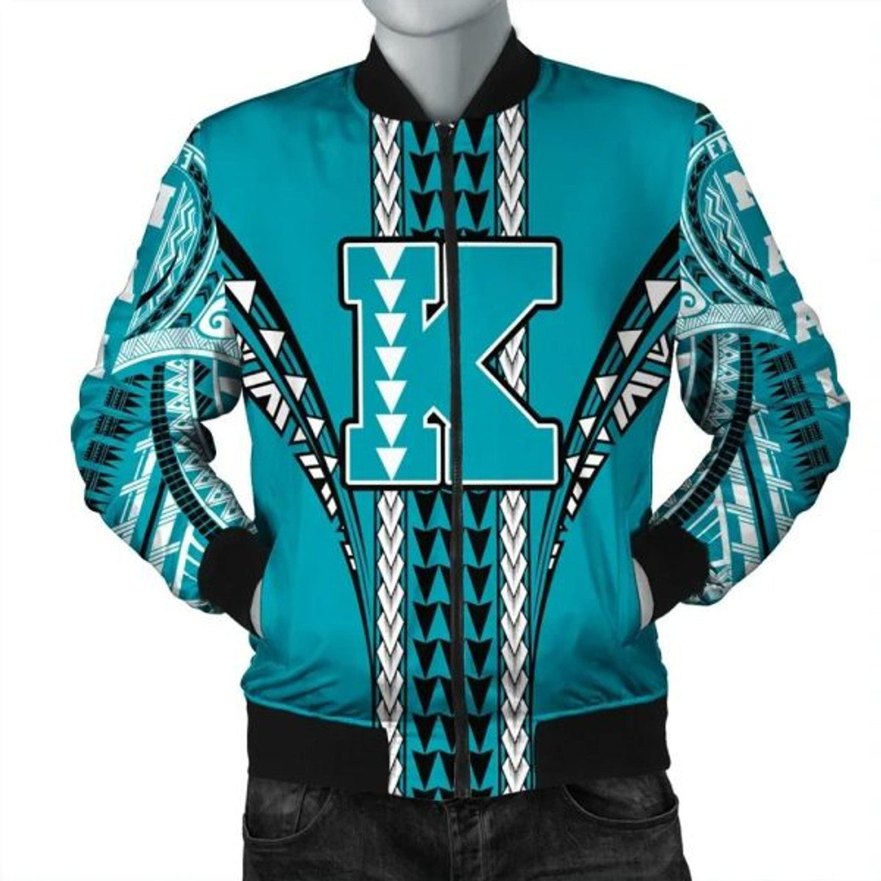 FUNSTUFFPRINTI King Kekaulike High Bomber Jacket AH Bomber Jacket