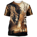 FUNSTUFFPRINT King Of King Christian 3D T-shirt