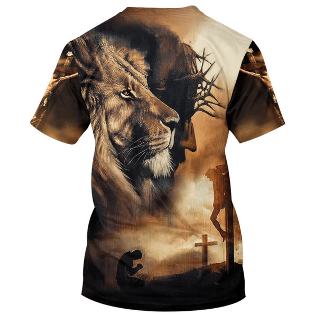 FUNSTUFFPRINT King Of King Christian 3D T-shirt