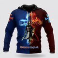 FUNSTUFFPRINT 3D Knight Templar God Jesus Cross 3D Hoodie and Zip Hoodie