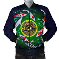 FUNSTUFFPRINTI Koi Fish Men's Bomber Jacket - Koi Fish Yin Yang - Bomber Jacket