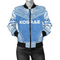 FUNSTUFFPRINTI Kosrae Flag Polynesian Chief Women'S Bomber Jacket - Bomber Jacket