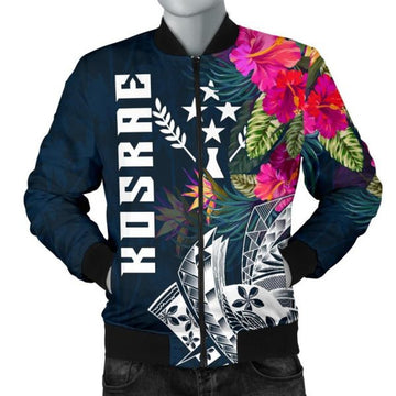 FUNSTUFFPRINTI Kosrae Men's Bomber Jacket - Kosrae Summer Vibes - Bomber Jacket
