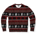 FUNSTUFFPRINT Krampus Merry Hexmas Pattern Ugly Christmas Sweater, Christmas Sweater, Ugly Sweater, Funny Xmas Sweaters Ugly Sweater