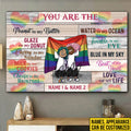 Custom My Angell, My Angel Up In Heaven I Wanted You To Know I Feel You Watching Over Me Everywhere I Go Poster and Canvas