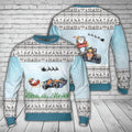 FUNSTUFFPRINT Lando Norris McLaren Santa Formula Motor Racing Ugly Christmas Sweater For Men Women, Best Gift For Christmas, The Beautiful Winter Christmas Outfit Ugly Sweater