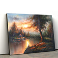 Landscape Oil Painting Canvas Wall Art - Canvas Wall Decor - Home Decor Living Room