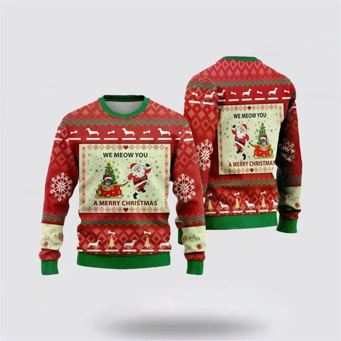 FUNSTUFFPRINT Laperm Cats Ugly Christmas Sweater For Men And Women, Best Gift For Christmas, Christmas Fashion Winter  Ugly  Sweater