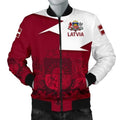 FUNSTUFFPRINTI Latvia Men's Bomber Jacket - HOME Bomber Jacket