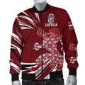 FUNSTUFFPRINTI Latvia - The Latvian Lion 3D Bomber Jacket