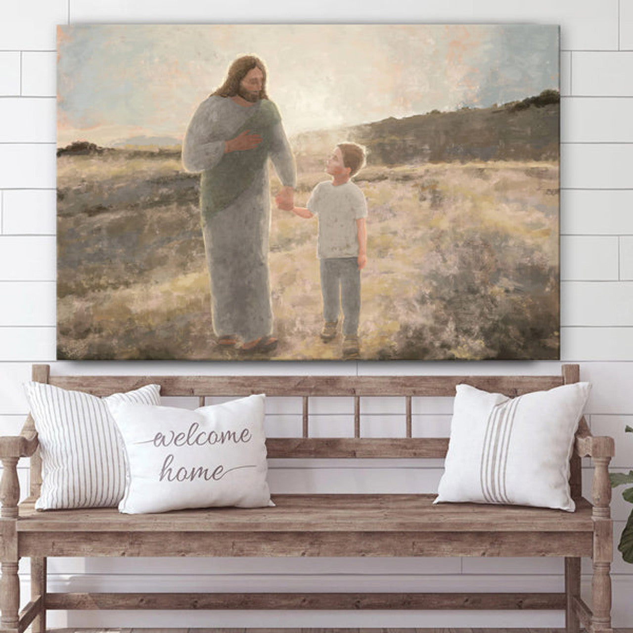 Lead Kindly Light Child of God Art Jesus Christian Canvas Art - Religious Posters