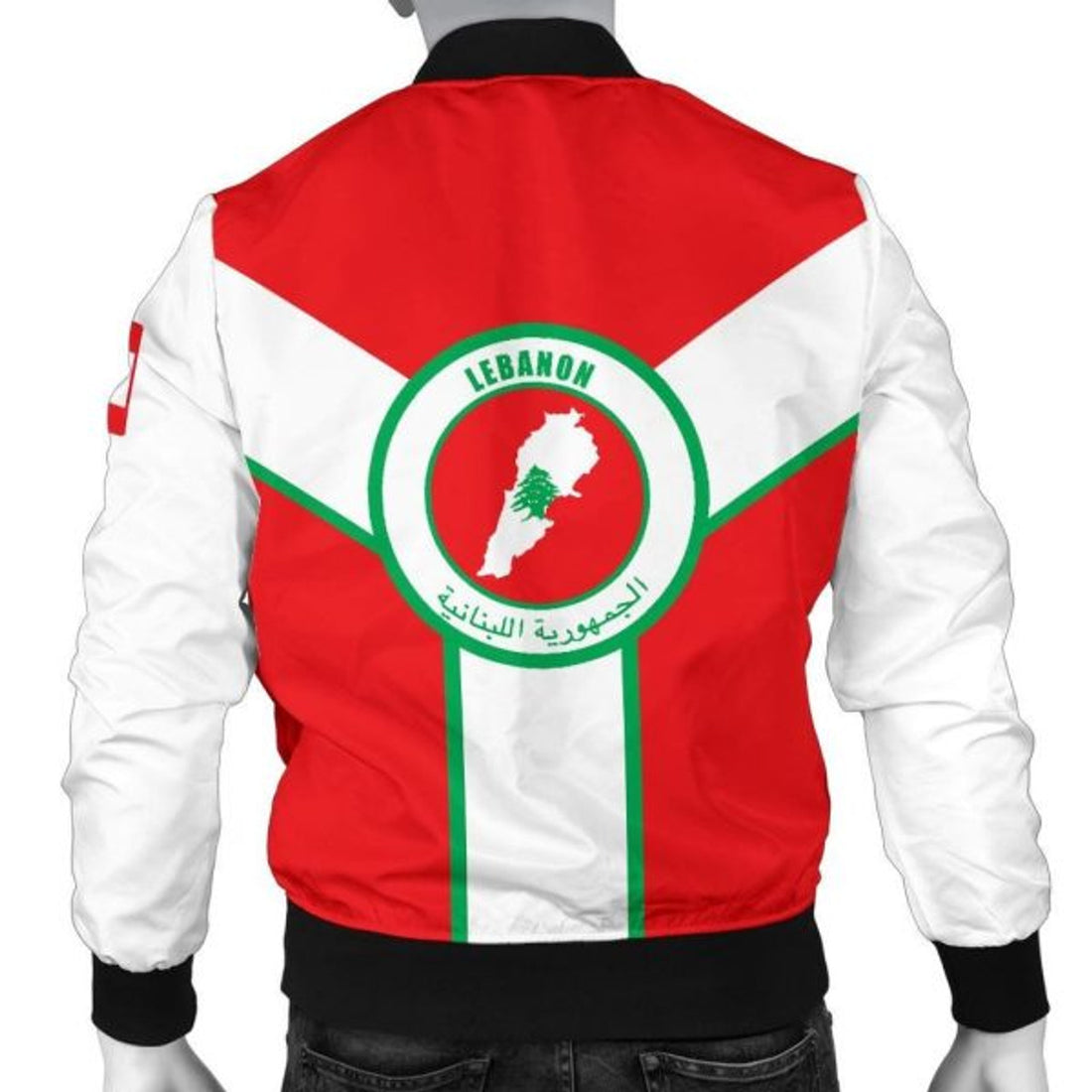 FUNSTUFFPRINTI Lebanon Bomber Jacket Rising Men Bomber Jacket