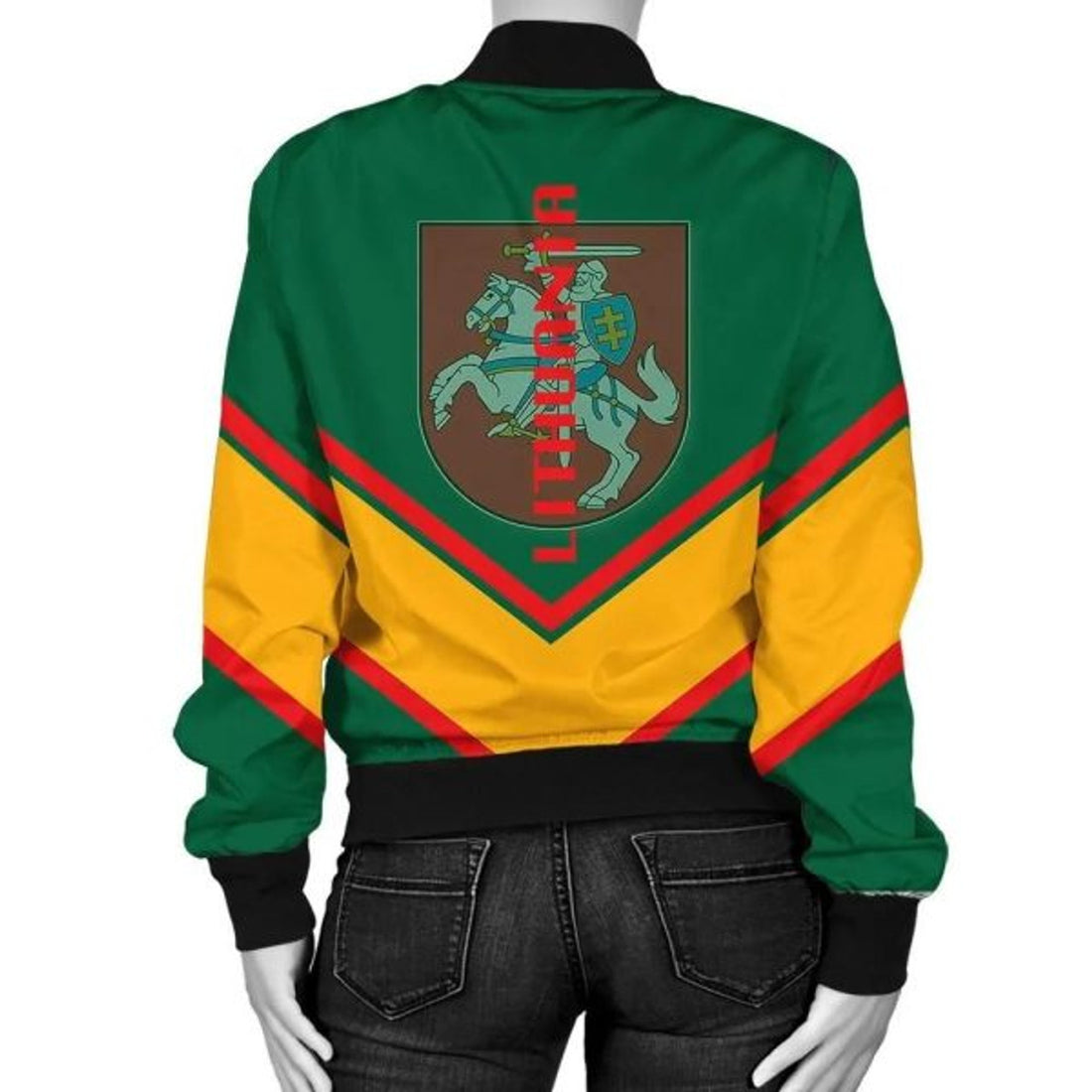 FUNSTUFFPRINTI Lebanon Coat Of Arms Women Bomber Jacket Lucian Style Bomber Jacket