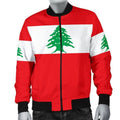 FUNSTUFFPRINTI Lebanon Men's Bomber Jacket Original Flag Bomber Jacket