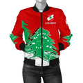 FUNSTUFFPRINTI Lebanon Special Women's 3D Bomber Jacket