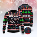 FUNSTUFFPRINT Lego Hohoho Ugly Christmas Sweater, Christmas Sweater, Ugly Sweater, Funny Xmas Sweaters Ugly Sweater