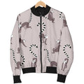 FUNSTUFFPRINTI Lemur Pattern Print Women Casual Bomber Jacket