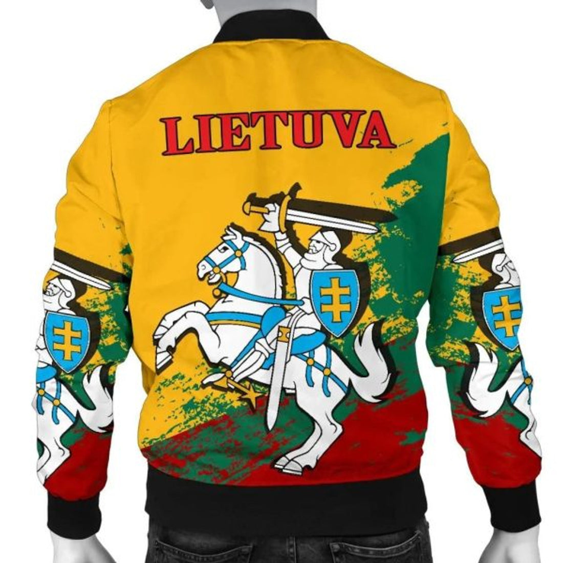 FUNSTUFFPRINT Lithuania Special Men's Bomber Jacket 3D Bomber Jacket
