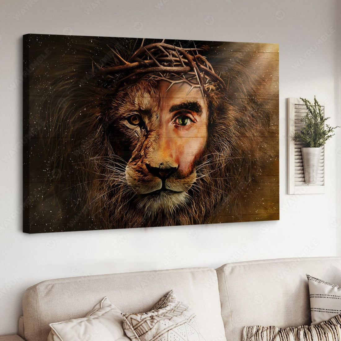 Lion King, God Poster, Lion And God Poster and Canvas