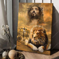 Lion Poster, Jesus And Lion, Believe In God Poster and Canvas