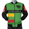 FUNSTUFFPRINTI Lithuania All My Life Bomber Jacket For Men Bomber Jacket