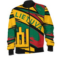 FUNSTUFFPRINTI Lithuania Knight Forces Bomber Jacket - Lode Style - JR Bomber Jacket