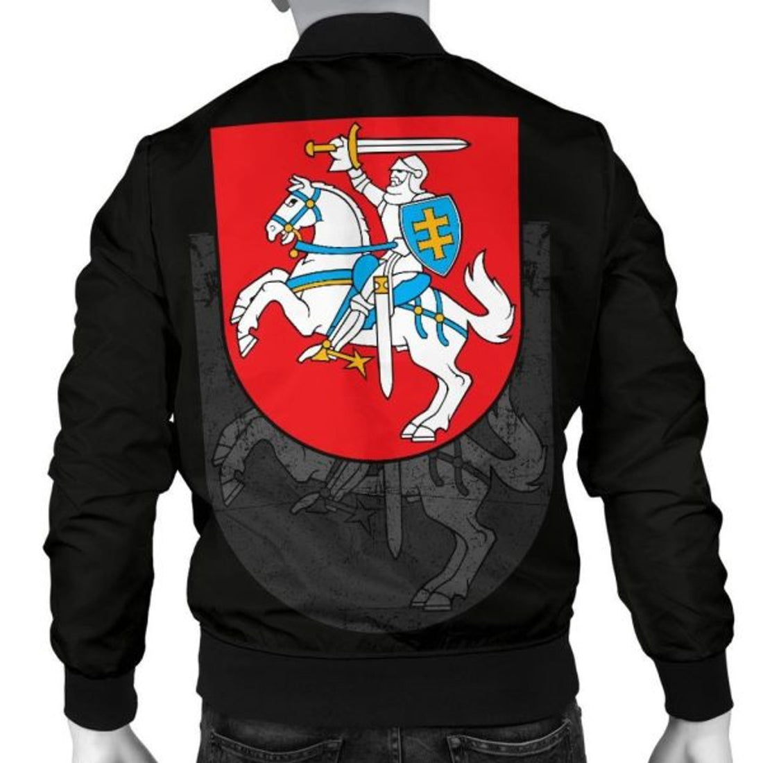 FUNSTUFFPRINTI Lithuania Men's 3D Bomber Jacket
