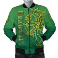 FUNSTUFFPRINTI Lithuania Vytis Columns of Gediminas Men 3D Bomber Jacket