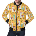 FUNSTUFFPRINTI Lizard Print Pattern Men's 3D Bomber Jacket