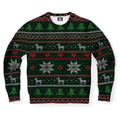 FUNSTUFFPRINT Llama Pattern Ugly Christmas Sweater, Christmas Sweater, Ugly Sweater, Funny Xmas Sweaters Ugly Sweater