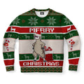 FUNSTUFFPRINT Llama Santa Ugly Christmas Sweater, Christmas Sweater, Ugly Sweater, Funny Xmas Sweaters Ugly Sweater