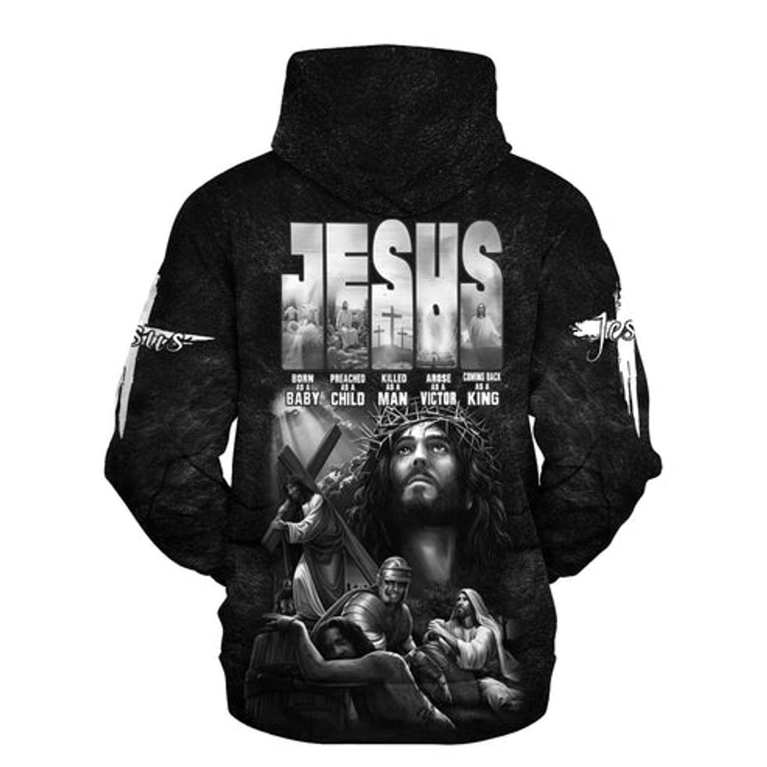 FUNSTUFFPRINT 3D Lord Jesus Christ 3D Hoodie and Zip Hoodie