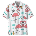Love Flamingo Ornamental Hawaiian Shirt