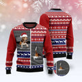 FUNSTUFFPRINT Lovely Beagle Ugly Christmas Sweater, Christmas Sweater, Ugly Sweater, Funny Xmas Sweaters Ugly Sweater