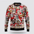 FUNSTUFFPRINT Lovely Cats Ugly Christmas Sweater For Men And Women, Best Gift For Christmas, Christmas Fashion Winter  Ugly  Sweater