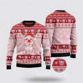 FUNSTUFFPRINT Lovely Pig Santa Ugly Christmas Sweater, Farm Sweater, Christmas Gift, Best Winter Outfit Christmas Ugly Sweater