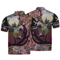 FUNSTUFFPRINT Hunting Pink Camo Country Girl Men'S Polo Shirt S-5XL