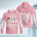 FUNSTUFFPRINT Nurse 3D Hoodie and Zip Hoodie